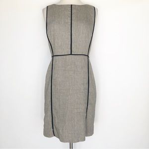 Ann Taylor Linen Beige Dress